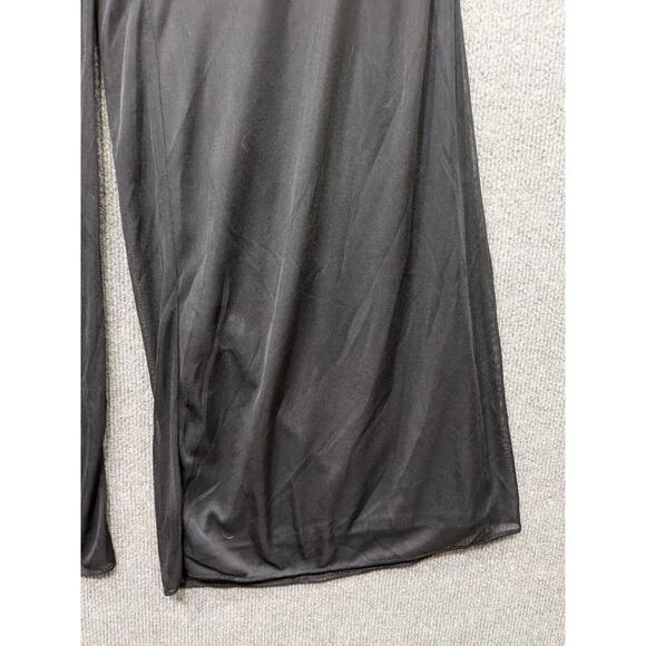 The Pyramid Collection Palazzo Pants Womens Large Wide Leg Flare Belted Flowy - Picture 3 of 12